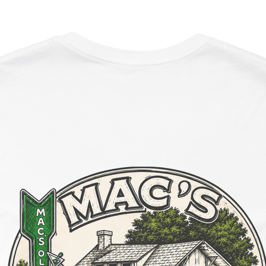 Mac's Old House Tee — Vintage Country House Graphic T-Shirt