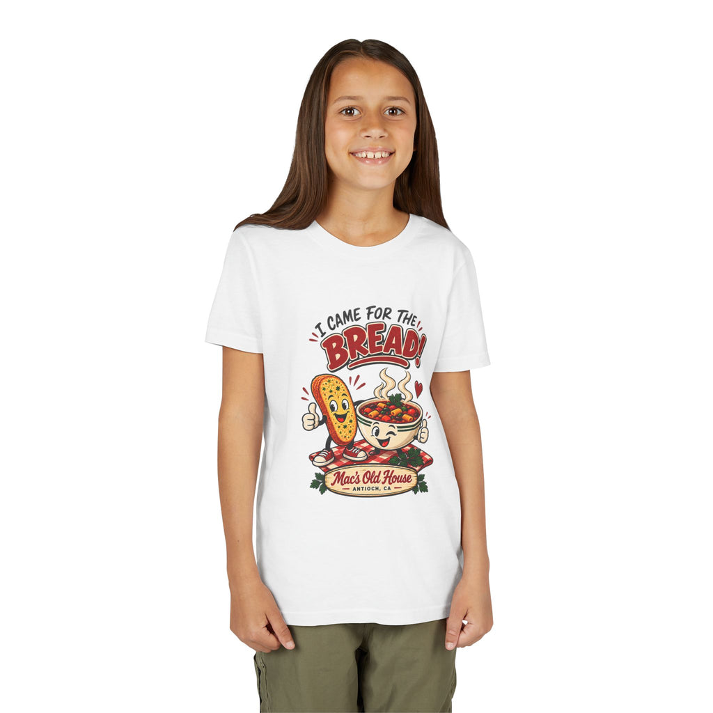 Youth Tee - "I Came for the Bread" Soup & Bread Kids T-Shirt