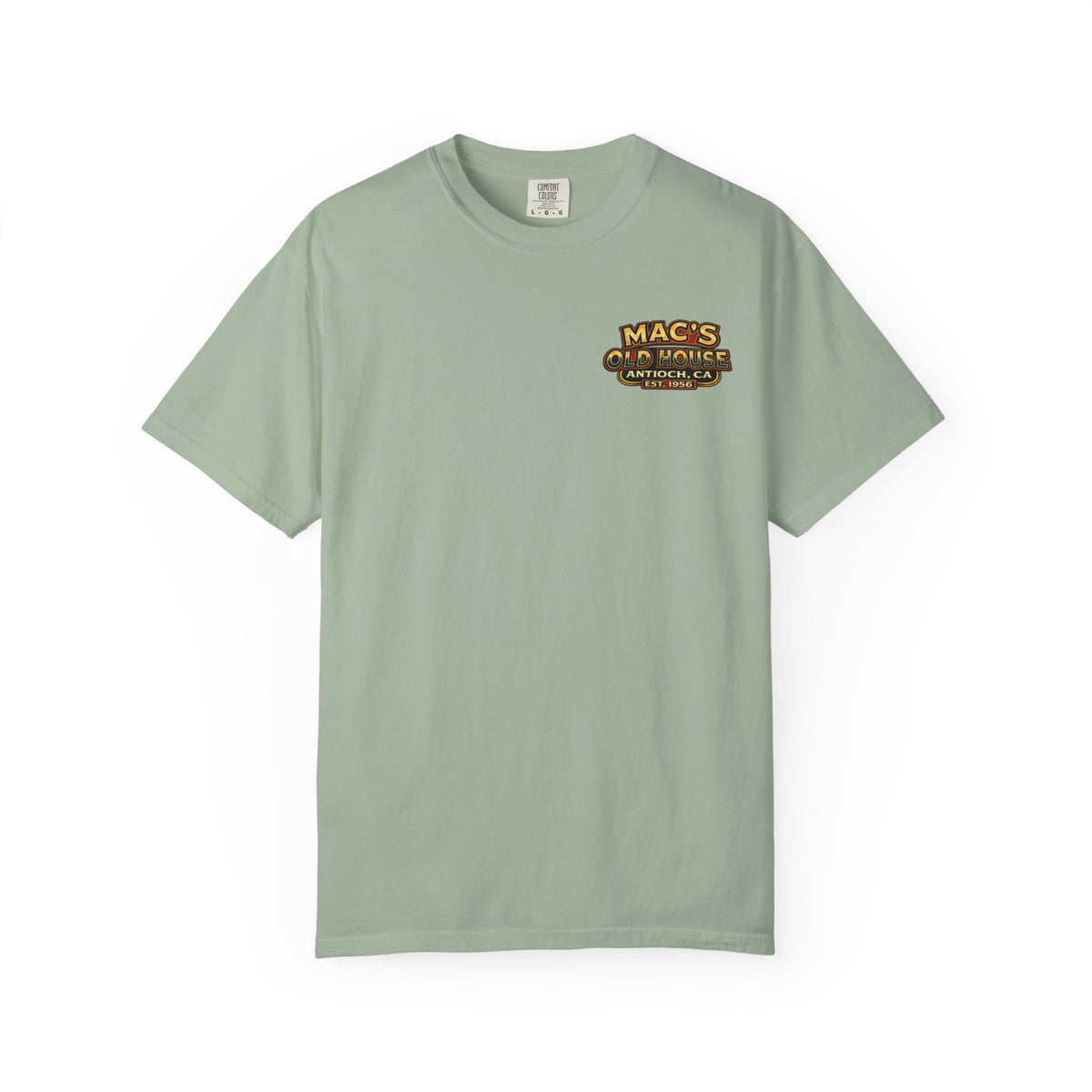 Mac's Old House T-Shirt — Vintage Restaurant Scene Tee