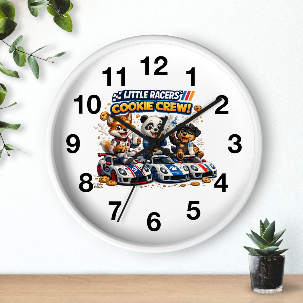 Little Racers™ Cookie Crew Learn-to-Tell-Time Wall Clock
