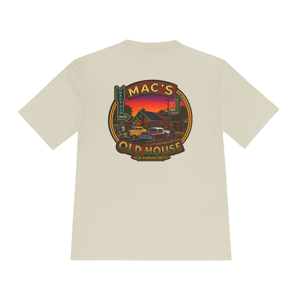 T-Shirt — 'Mac’s Old House' Vintage Scenic Logo Tee