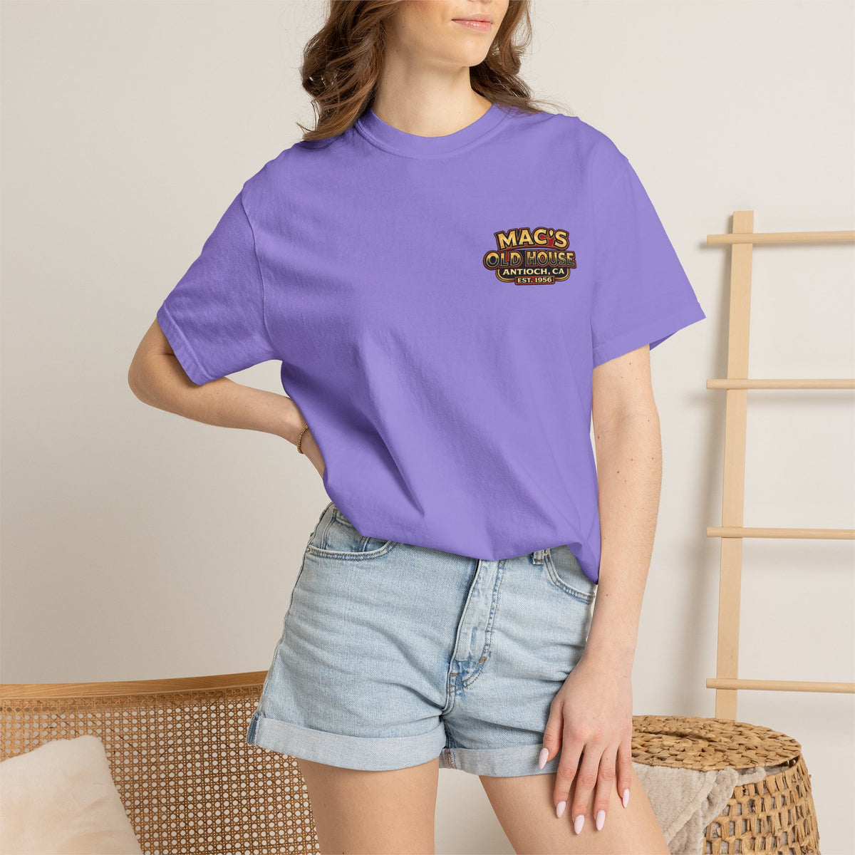 Mac’s Old House Vintage Logo T-Shirt