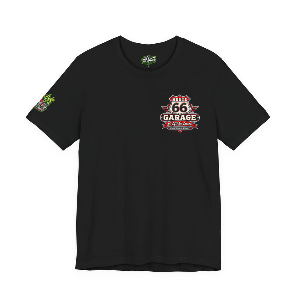 Classic Car T-Shirt – Get Your Kicks Route 66 Graphic Tee | Route 66 Garage