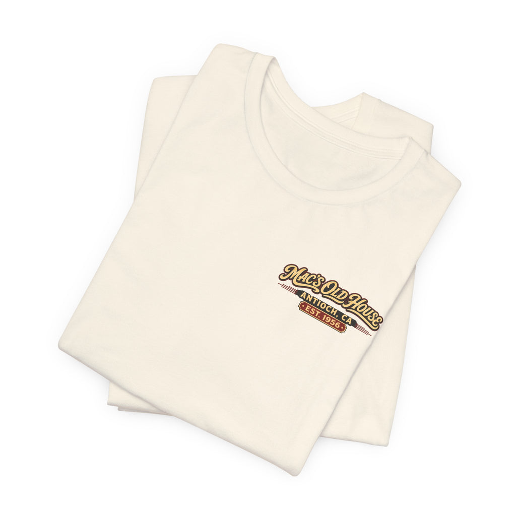 Mac's Old House Tee — Vintage Country House Graphic T-Shirt