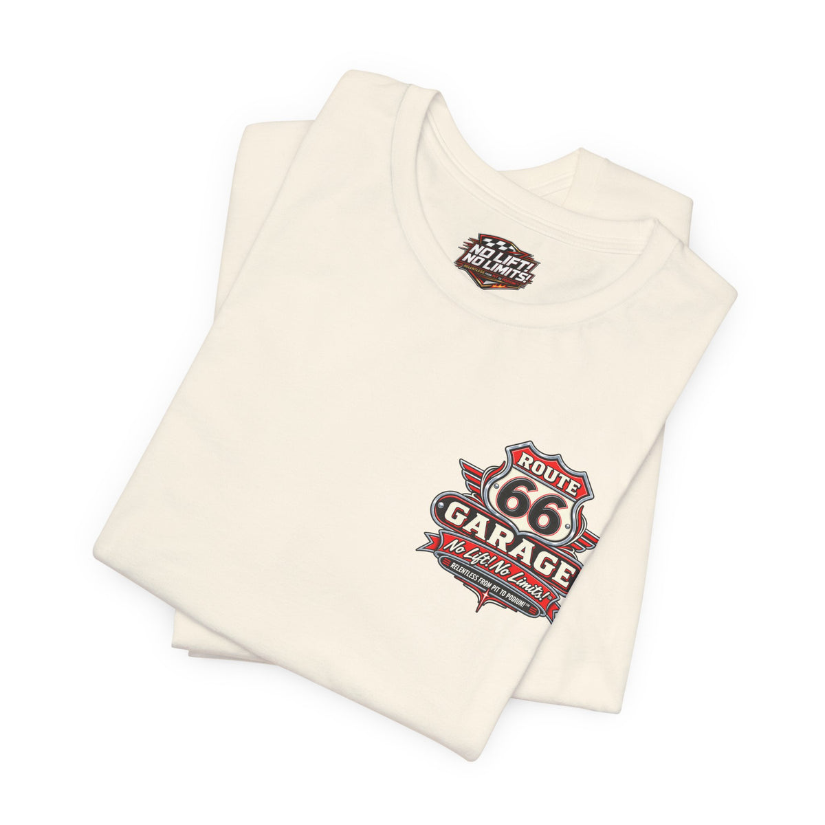 Route 66 Garage — White Knuckle ’65 Tee
