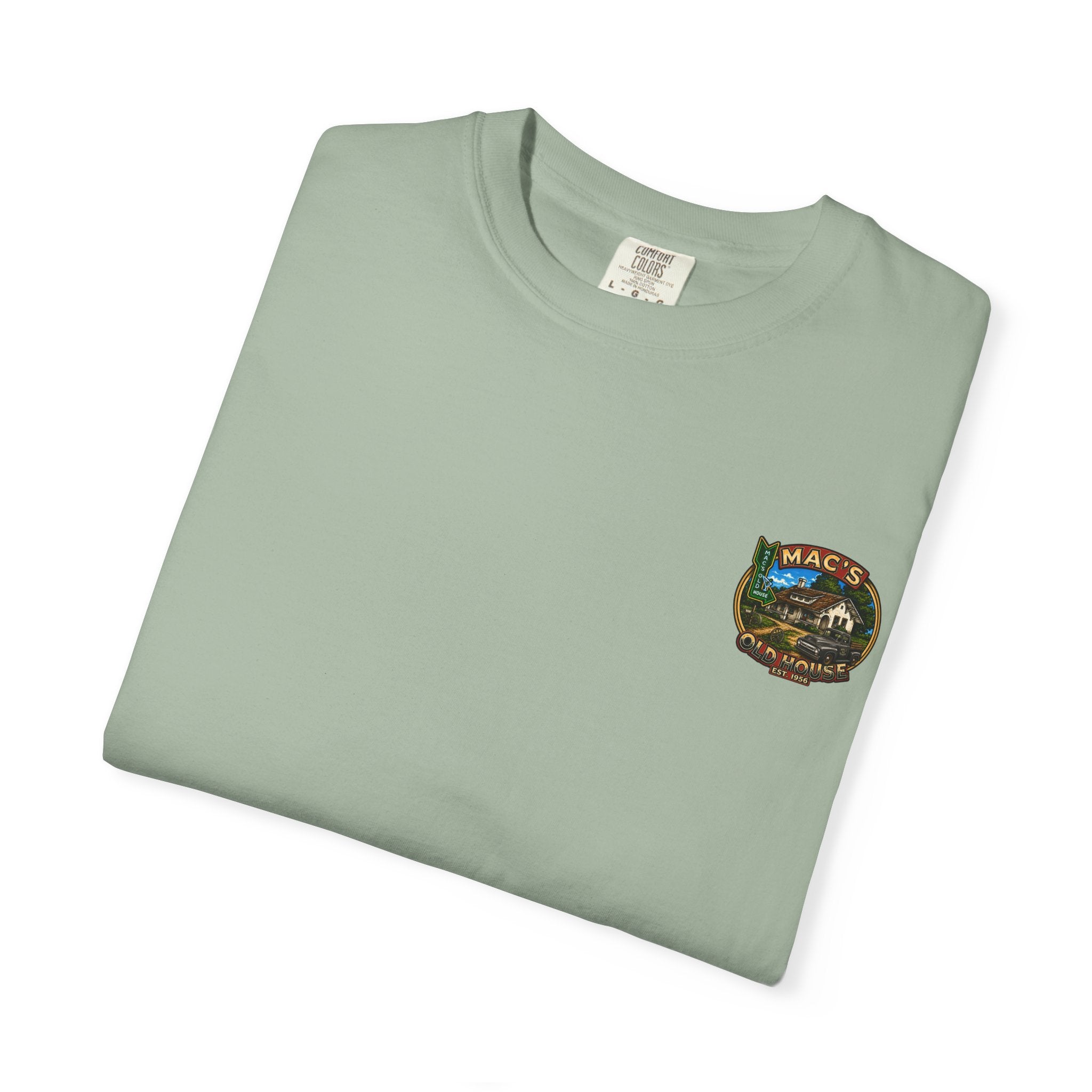 Mac's Old House Antioch CA Vintage T-Shirt — Retro Diner Night Scene (Est. 1956)