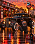 Route 66 Garage – Blacktop Bandit Tee