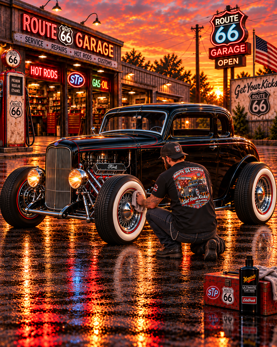 Route 66 Garage – Blacktop Bandit Tee