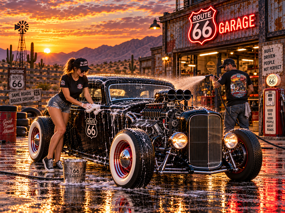 Route 66 Garage | No Lift! No Limits!