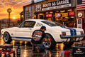 Route 66 Garage — White Knuckle ’65 Tee
