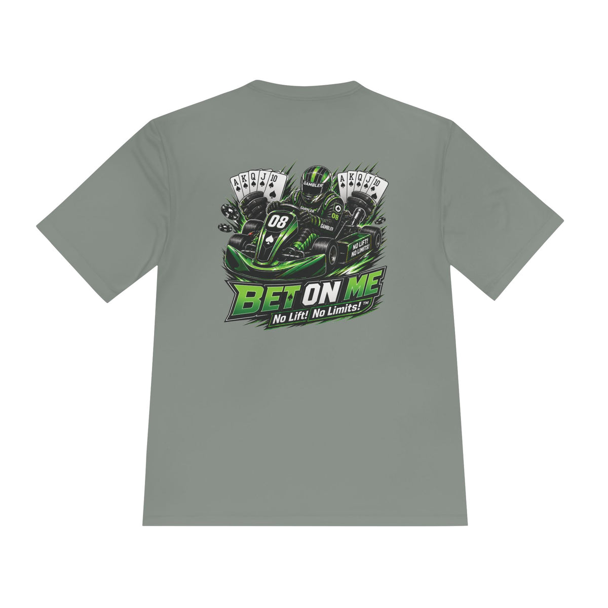 Bet On Me No. 08 Kart Performance Tee