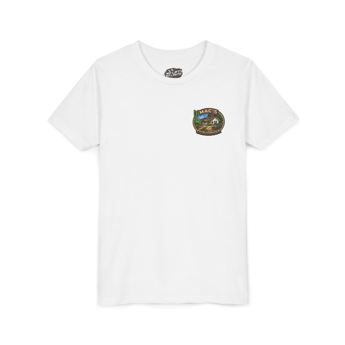 Youth Tee — "Mac's Minestrone" Retro Soup Logo