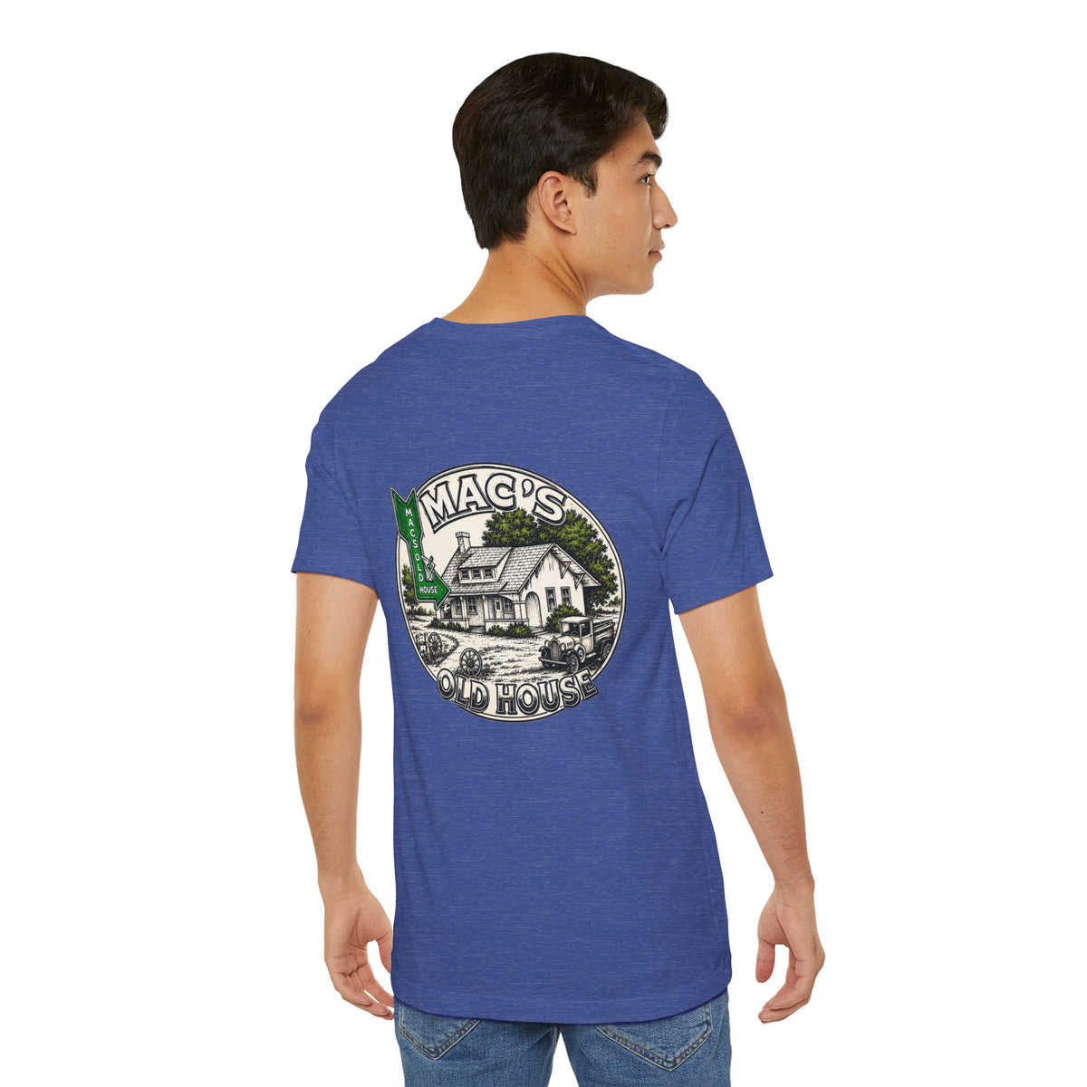 Mac's Old House Tee — Vintage Country House Graphic T-Shirt