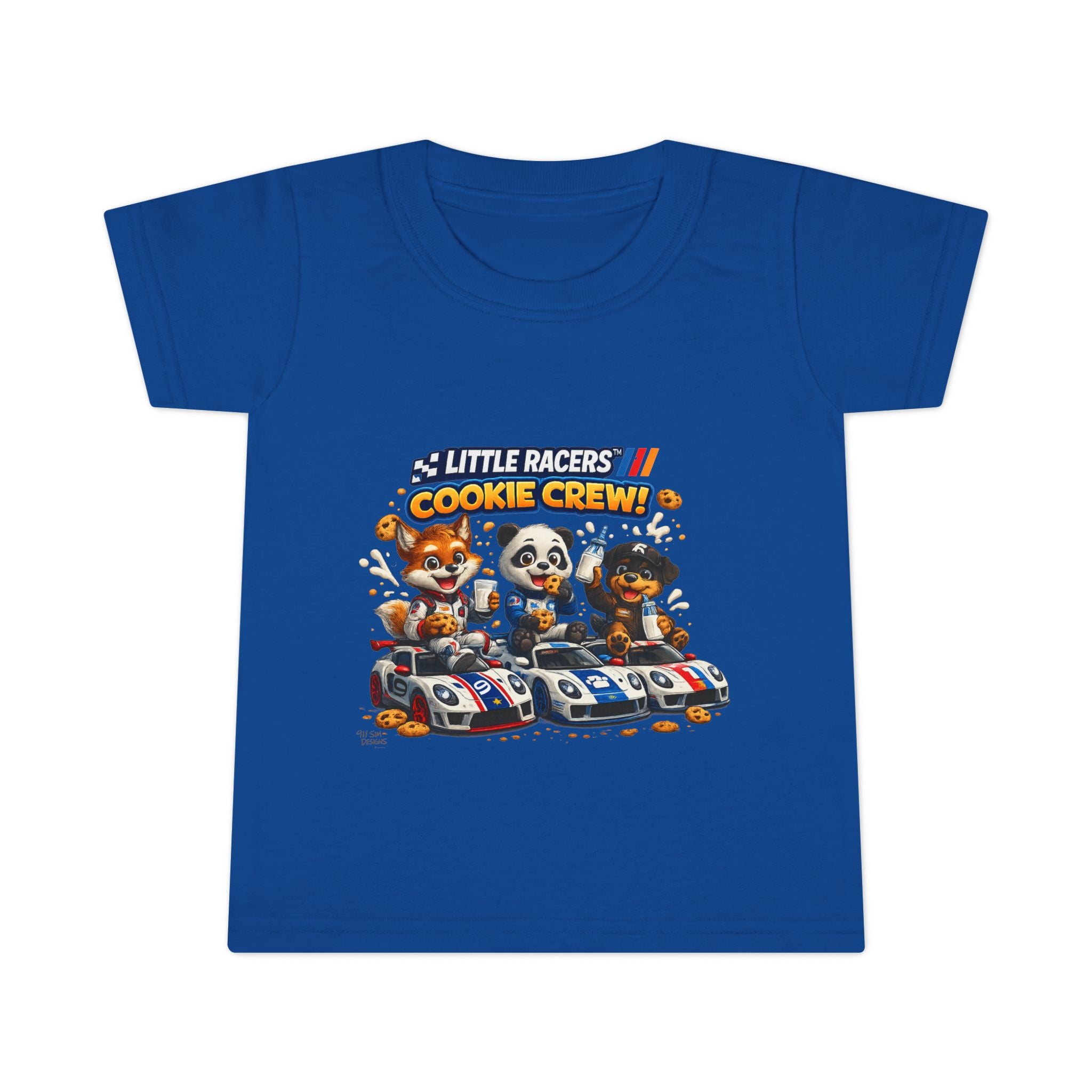 Limited Release: Little Racers Cookie Crew! Cute Animal Racecar Graphic