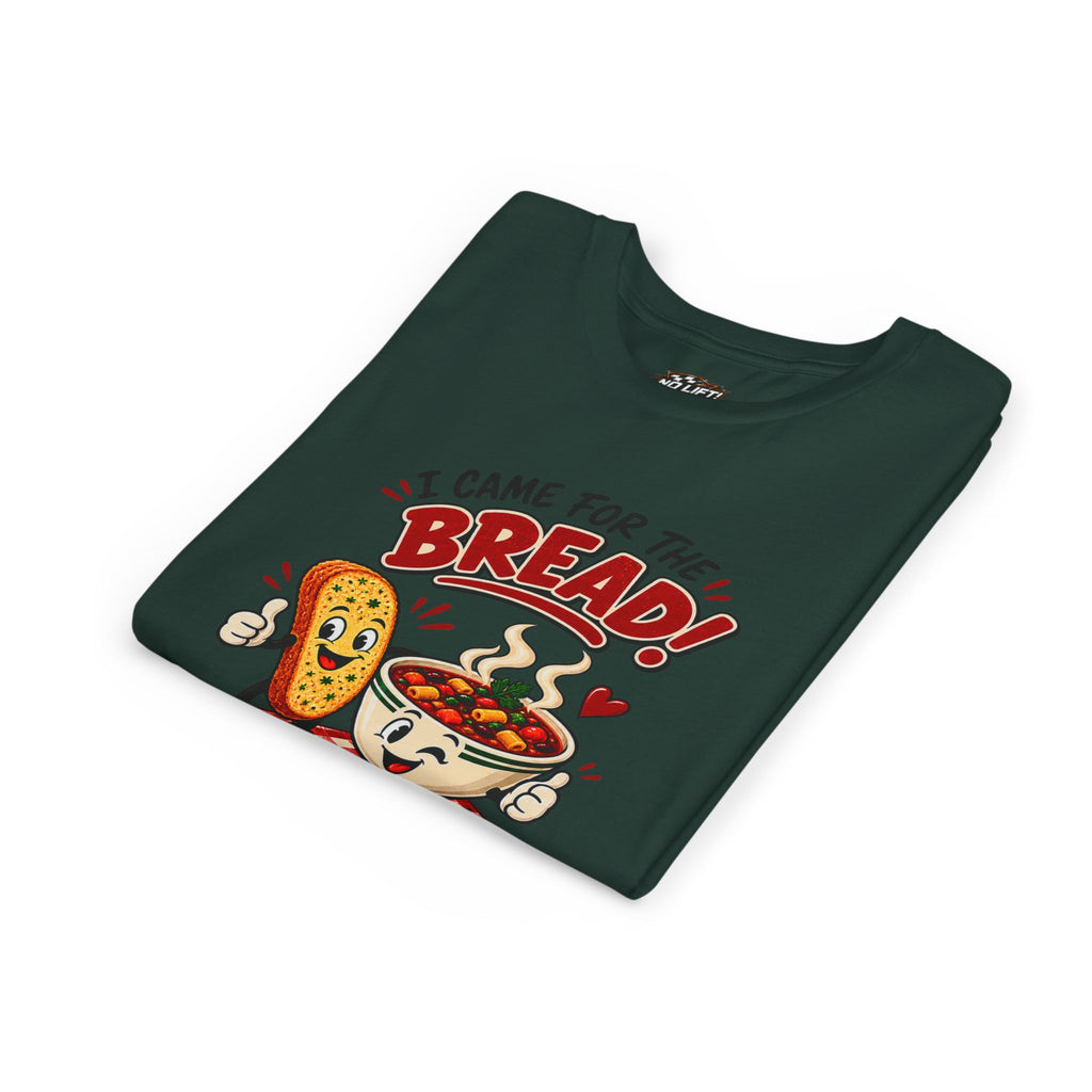 Youth Tee - "I Came for the Bread" Soup & Bread Kids T-Shirt