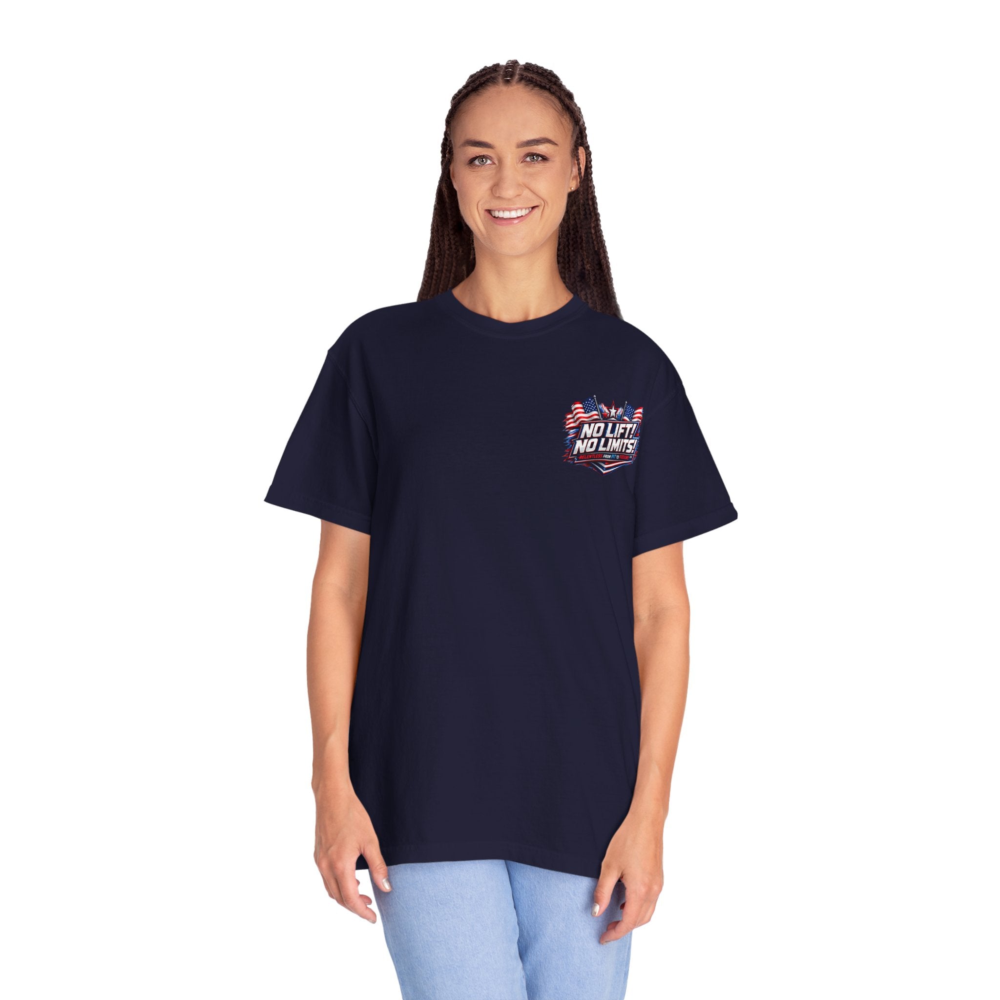 Patriotic '250 Years No Lift, No Limits' T-Shirt