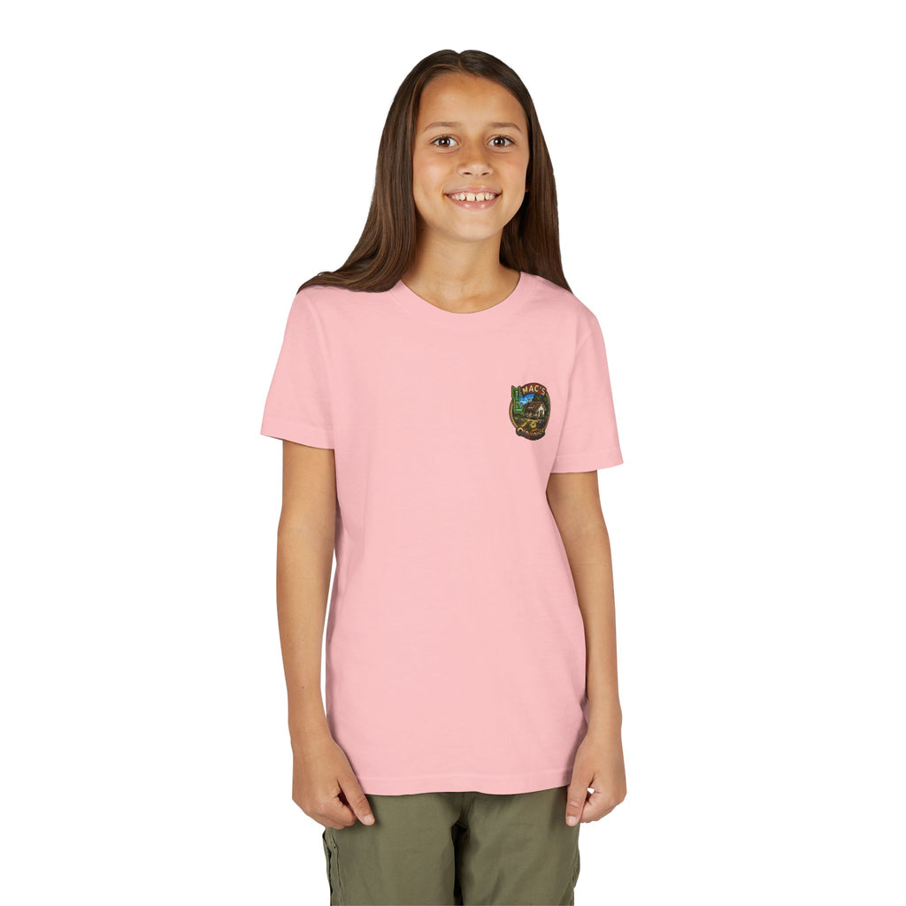 Youth Tee — "Mac's Minestrone" Retro Soup Logo