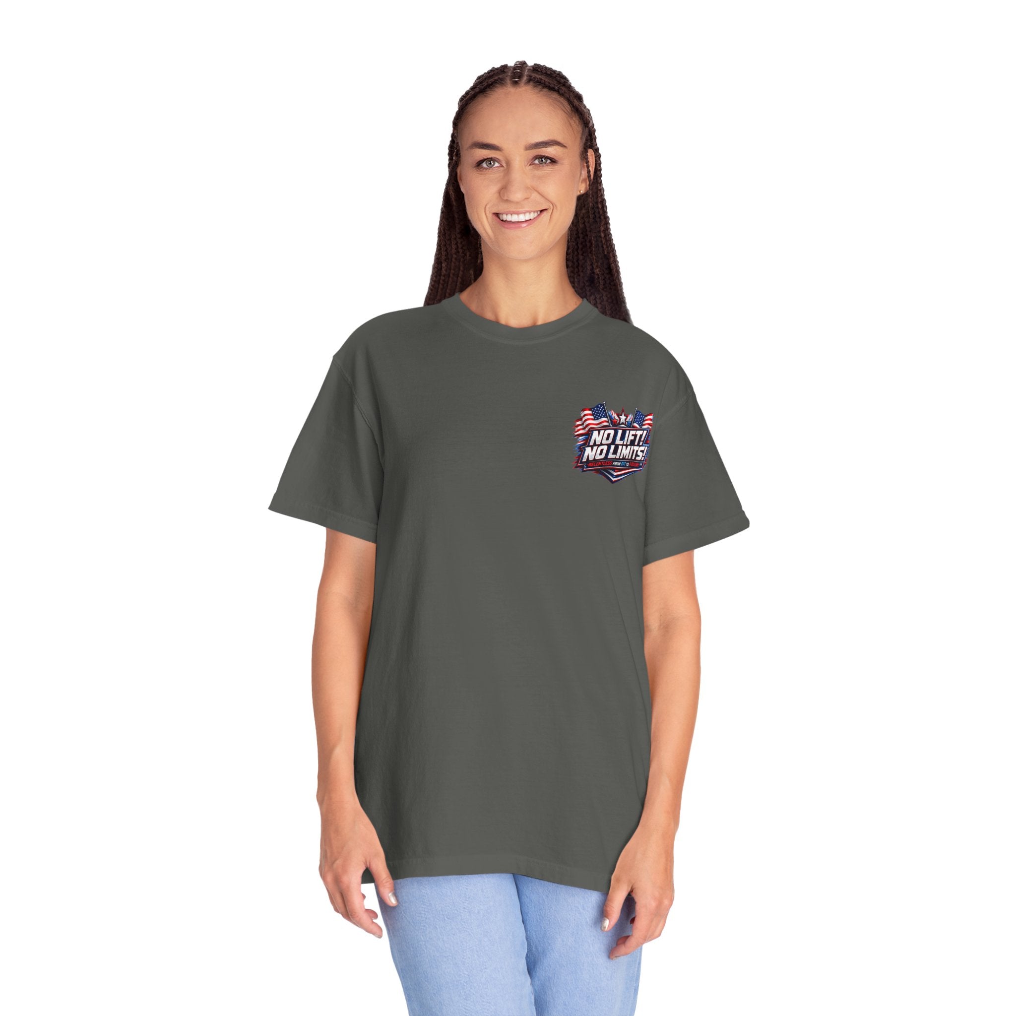 Patriotic '250 Years No Lift, No Limits' T-Shirt