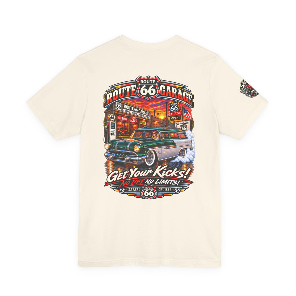 Route 66 Garage – Safari Cruiser Tee | No Lift! No Limits!™