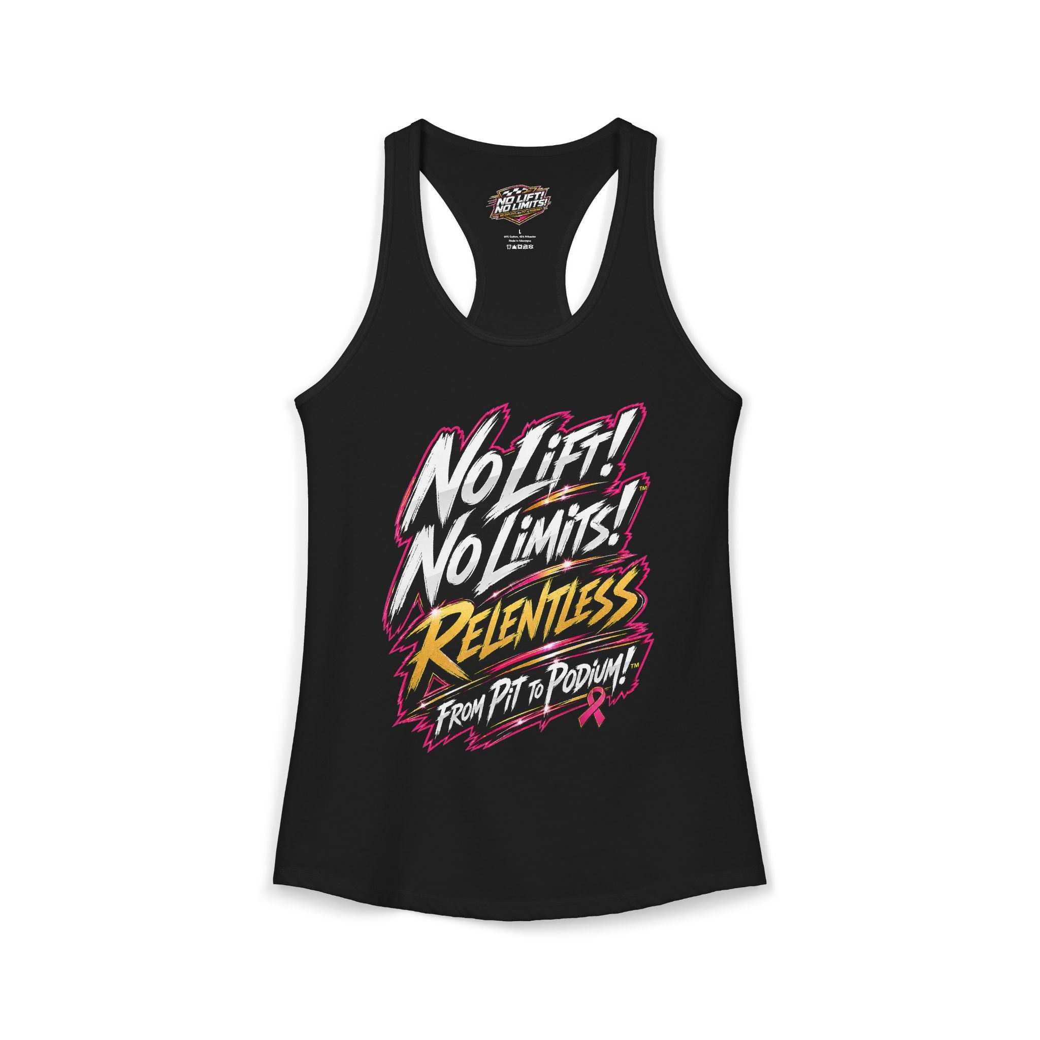Women's No Lift! No Limits!™ Relentless Awareness Racerback Tank