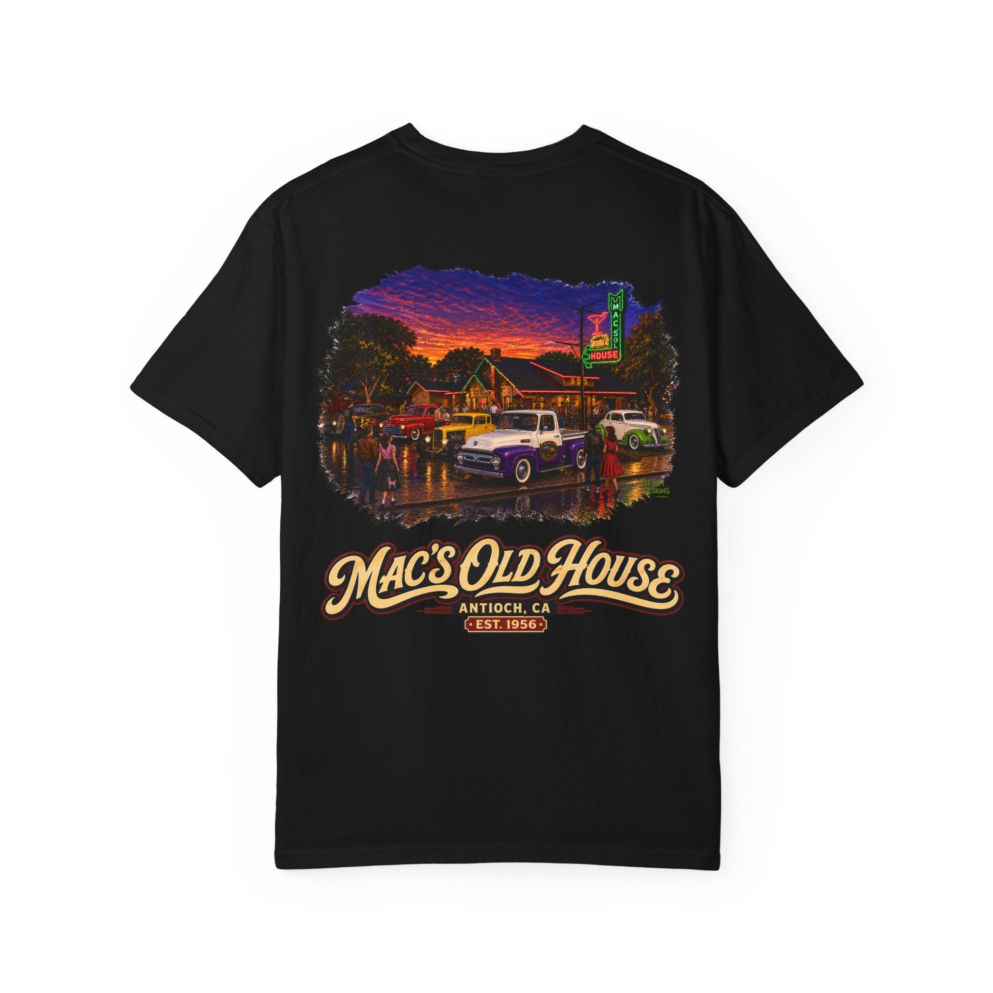 Mac’s Old House T-Shirt — Vintage Diner Scene Tee