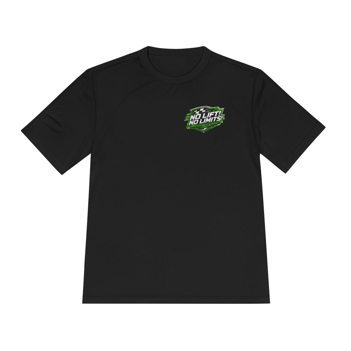 No Lift! No Limits!™ 'Bet On Me' Performance Tee — Moisture‑Wicking Karting Graphic Shirt