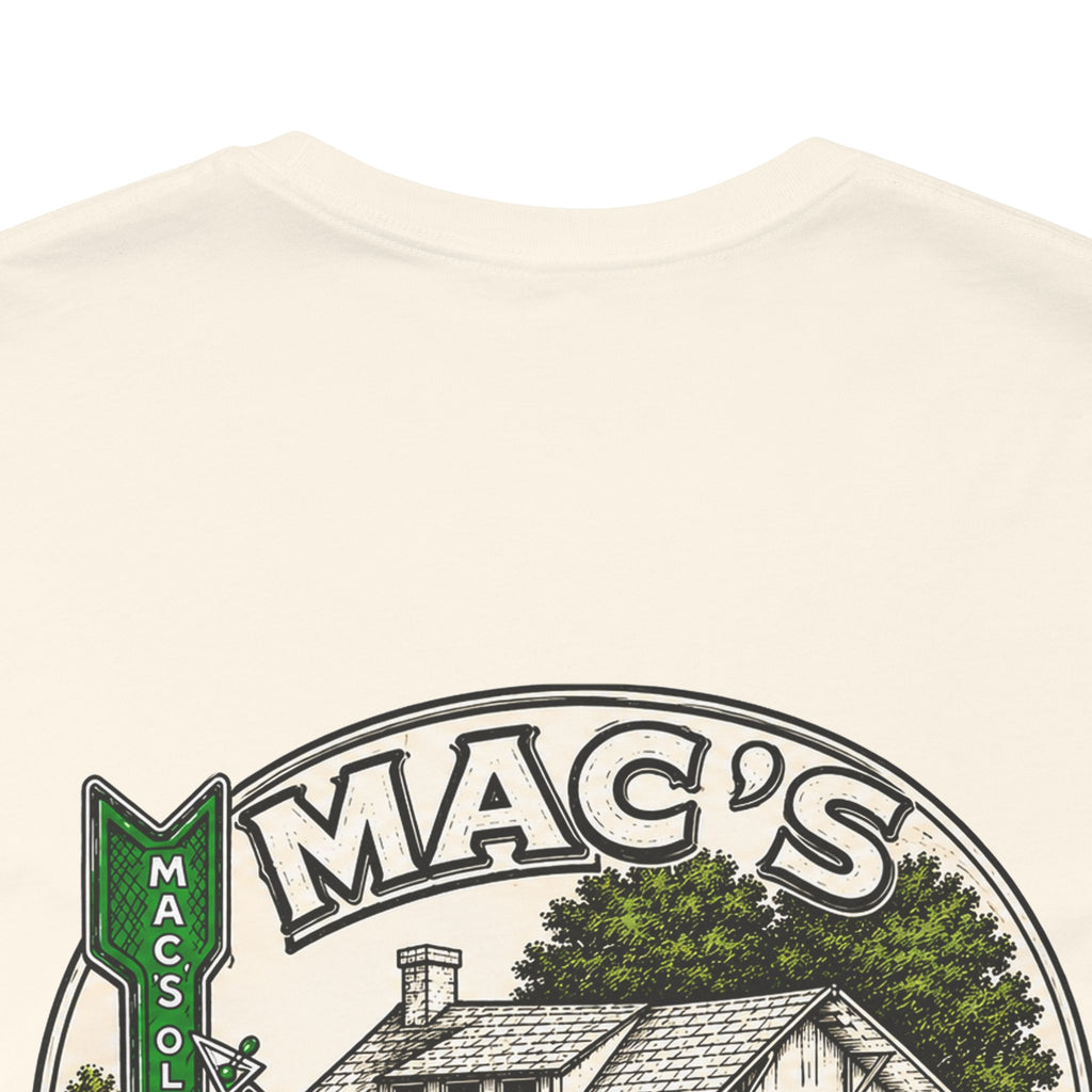 Mac's Old House Tee — Vintage Country House Graphic T-Shirt