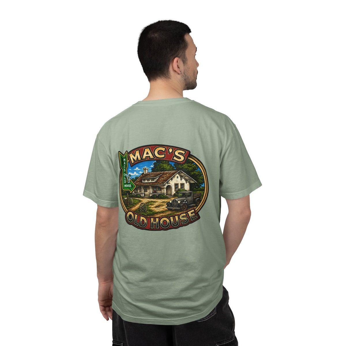 Mac’s Old House Vintage Logo T-Shirt