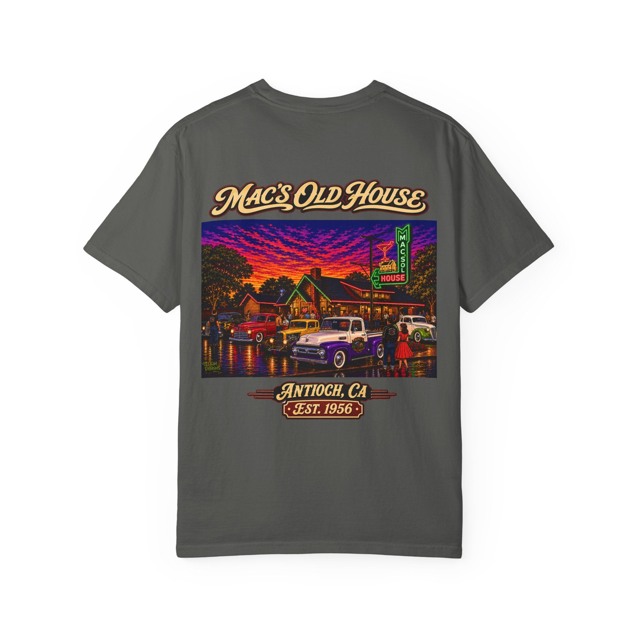 Mac's Old House T‑Shirt — Vintage Antioch, CA Diner Scene