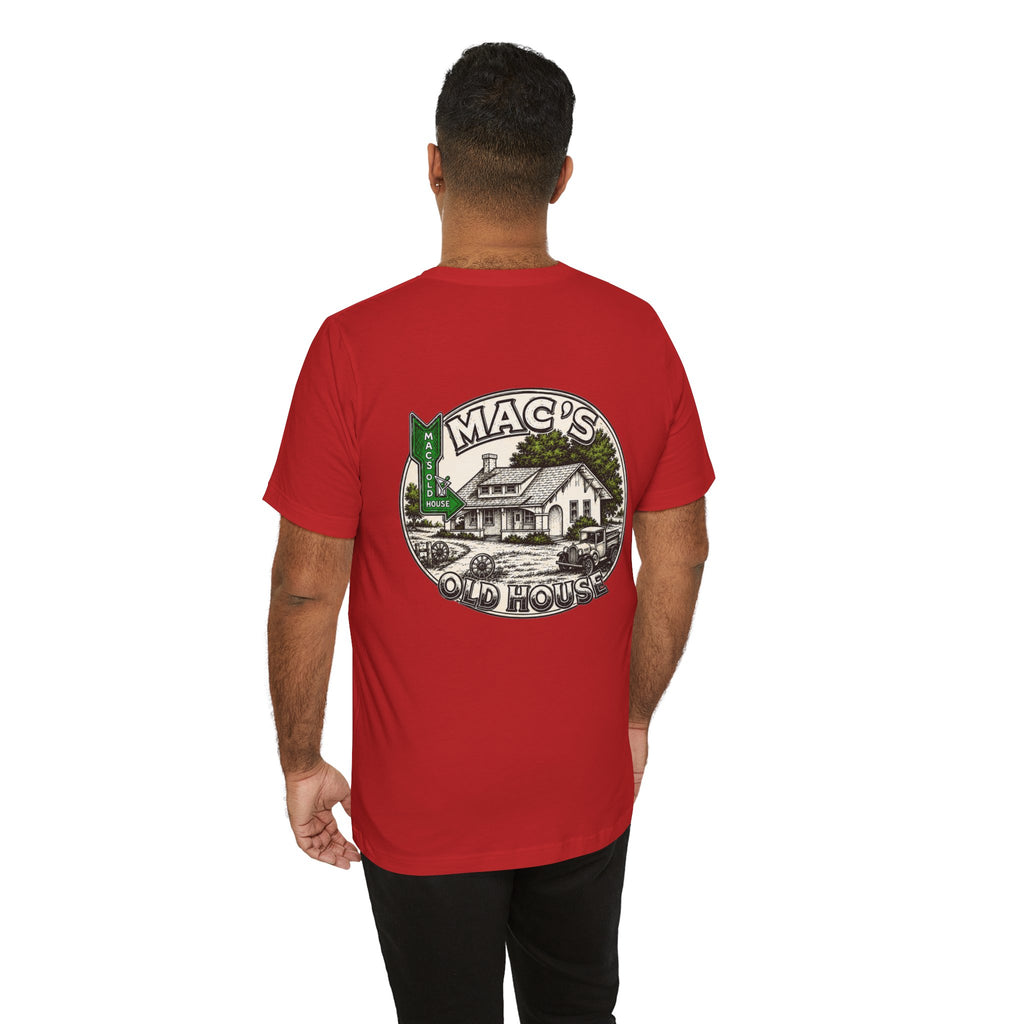 Mac's Old House Tee — Vintage Country House Graphic T-Shirt