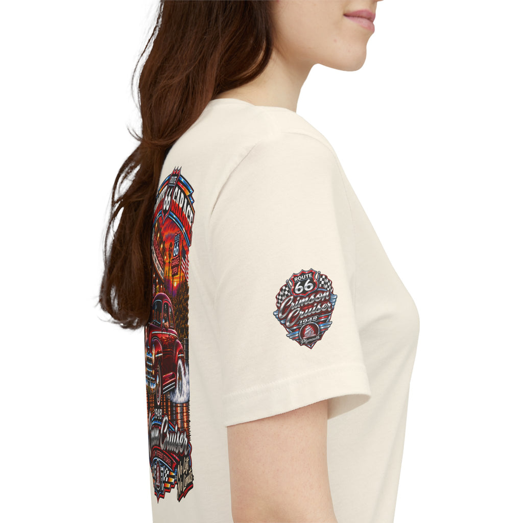 Crimson Cruiser | 1948 Plymouth Route 66 Garage Tee