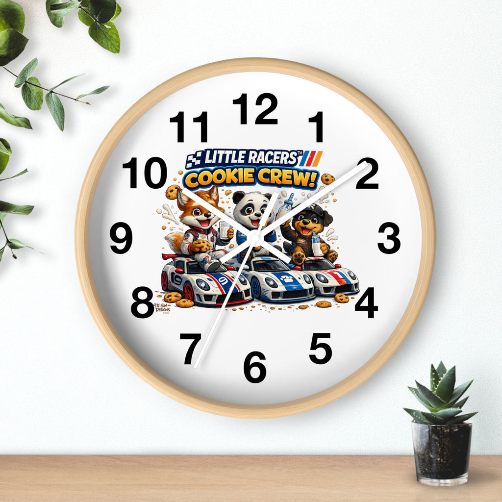 Little Racers™ Cookie Crew Learn-to-Tell-Time Wall Clock
