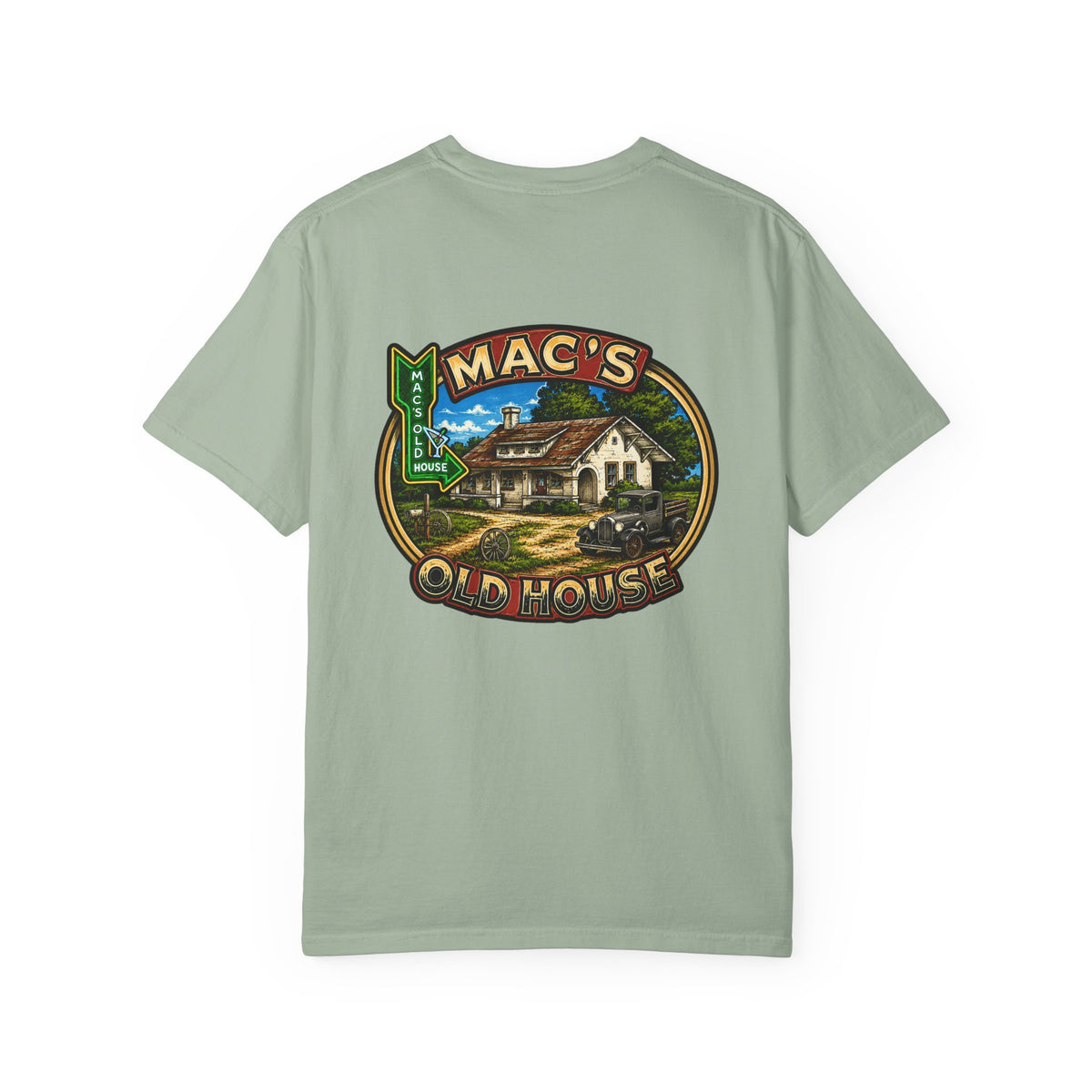 Mac’s Old House Vintage Logo T-Shirt