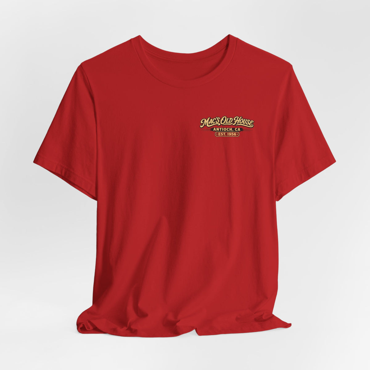 Mac's Old House Tee — Vintage Country House Graphic T-Shirt