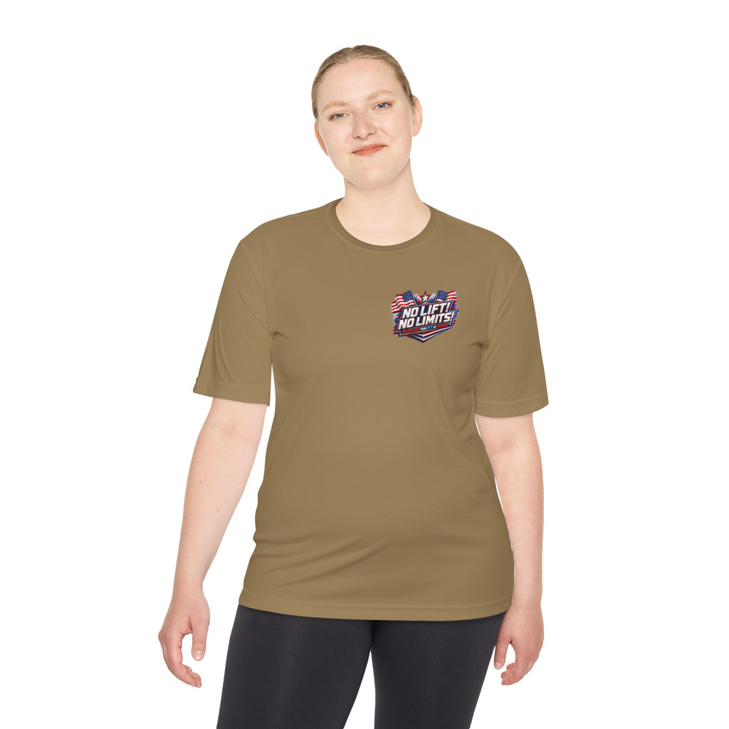 No Lift! No Limits!™ Relentless American Race Tee