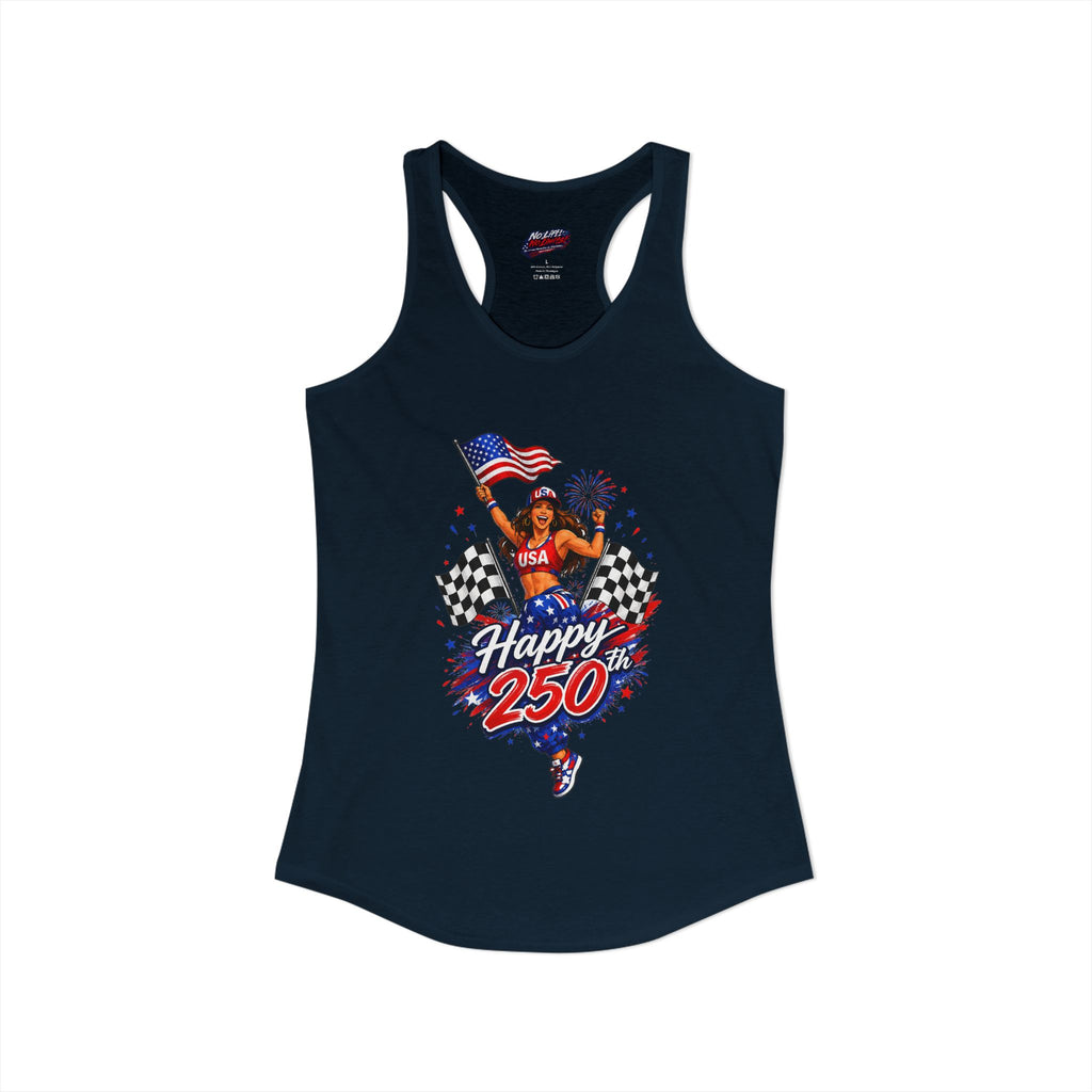 No Lift No Limits™ Happy 250th Racerback Tank
