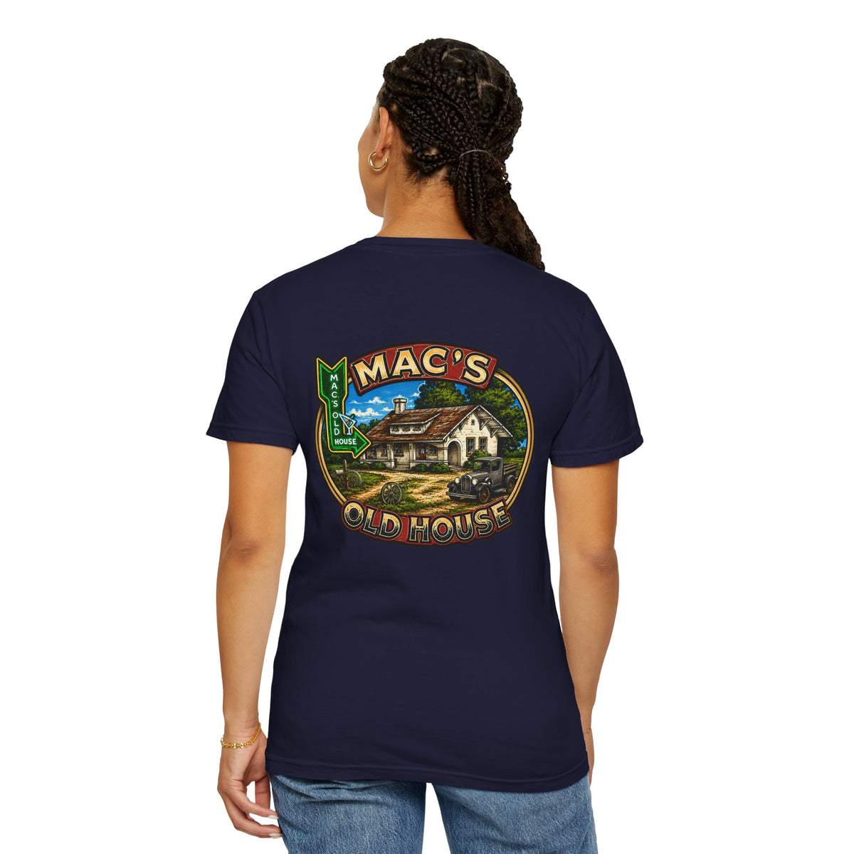 Mac’s Old House Vintage Logo T-Shirt
