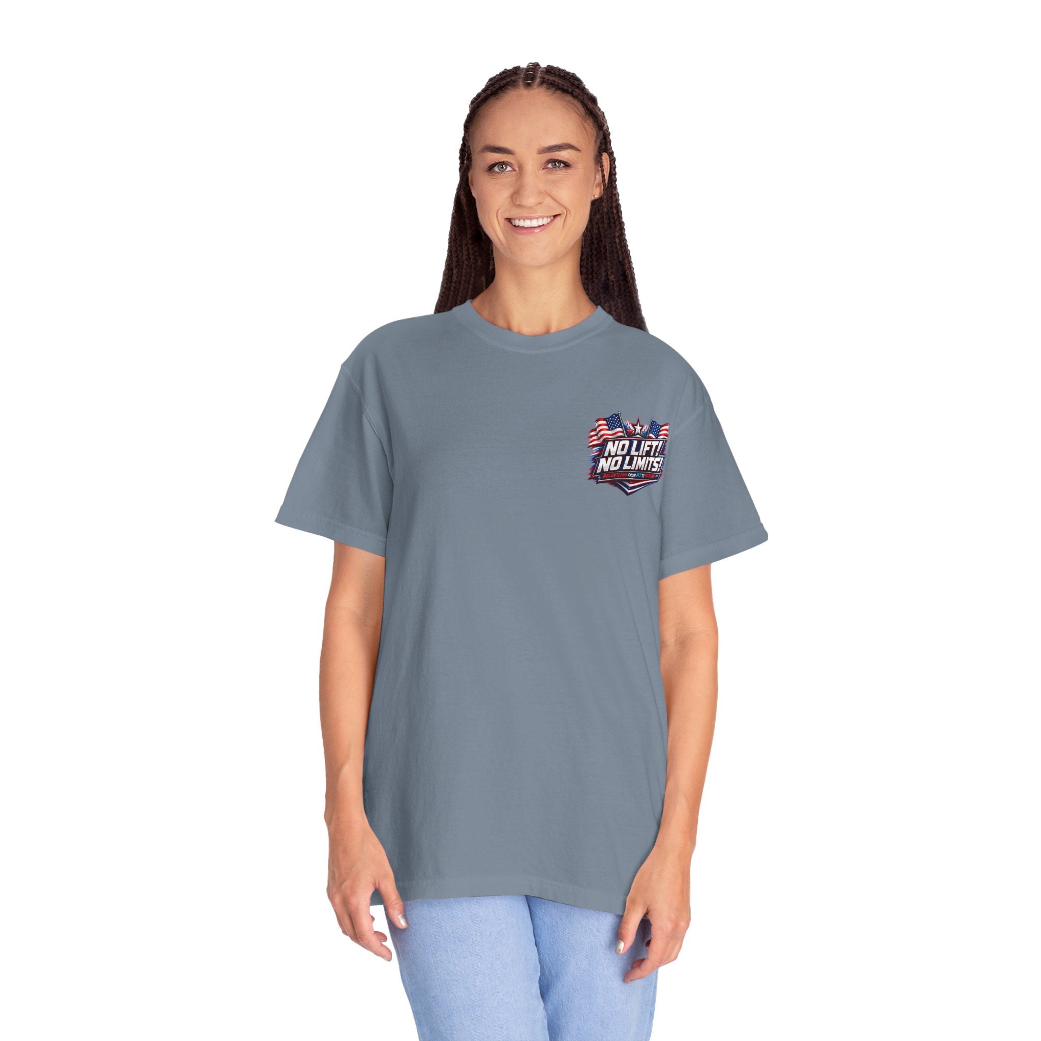 Patriotic '250 Years No Lift, No Limits' T-Shirt