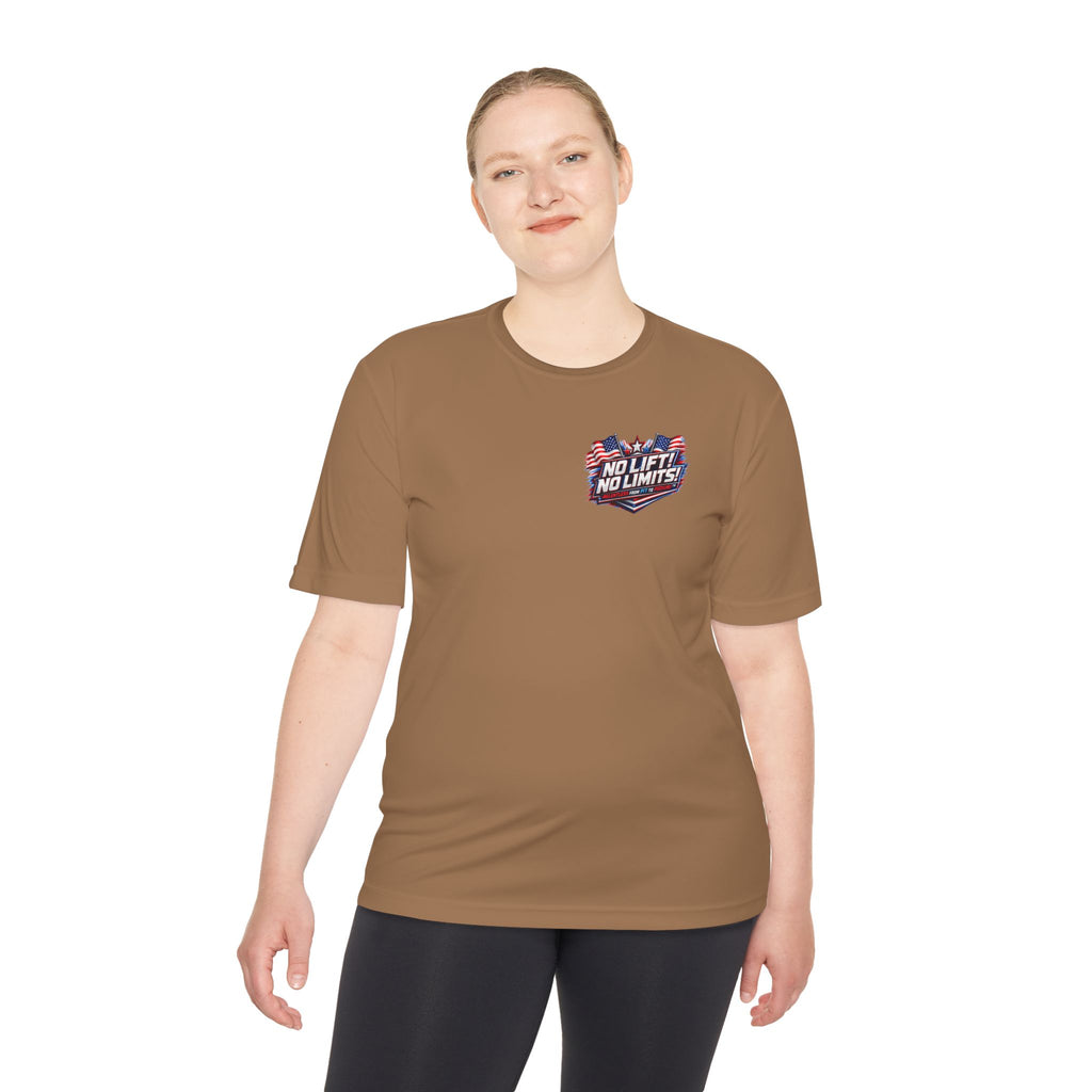 No Lift! No Limits!™ Relentless American Race Tee