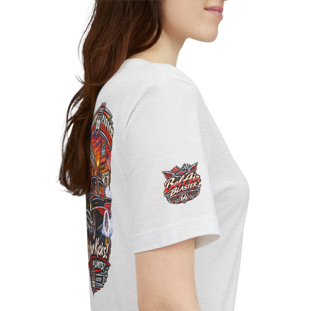 1957 Chevy Bel Air T-Shirt – Classic Car Graphic Tee | Route 66 Garage