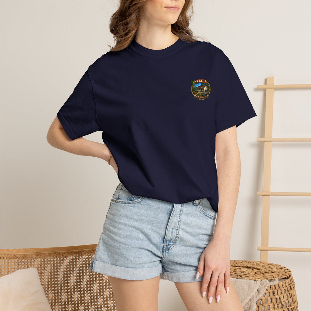 Mac's Old House Antioch CA Vintage T-Shirt — Retro Diner Night Scene (Est. 1956)