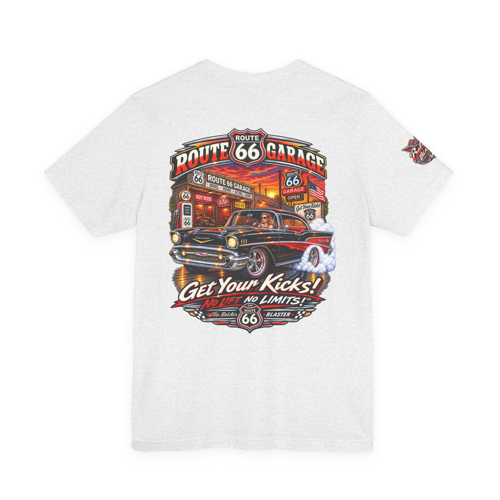 1957 Chevy Bel Air T-Shirt – Classic Car Graphic Tee | Route 66 Garage