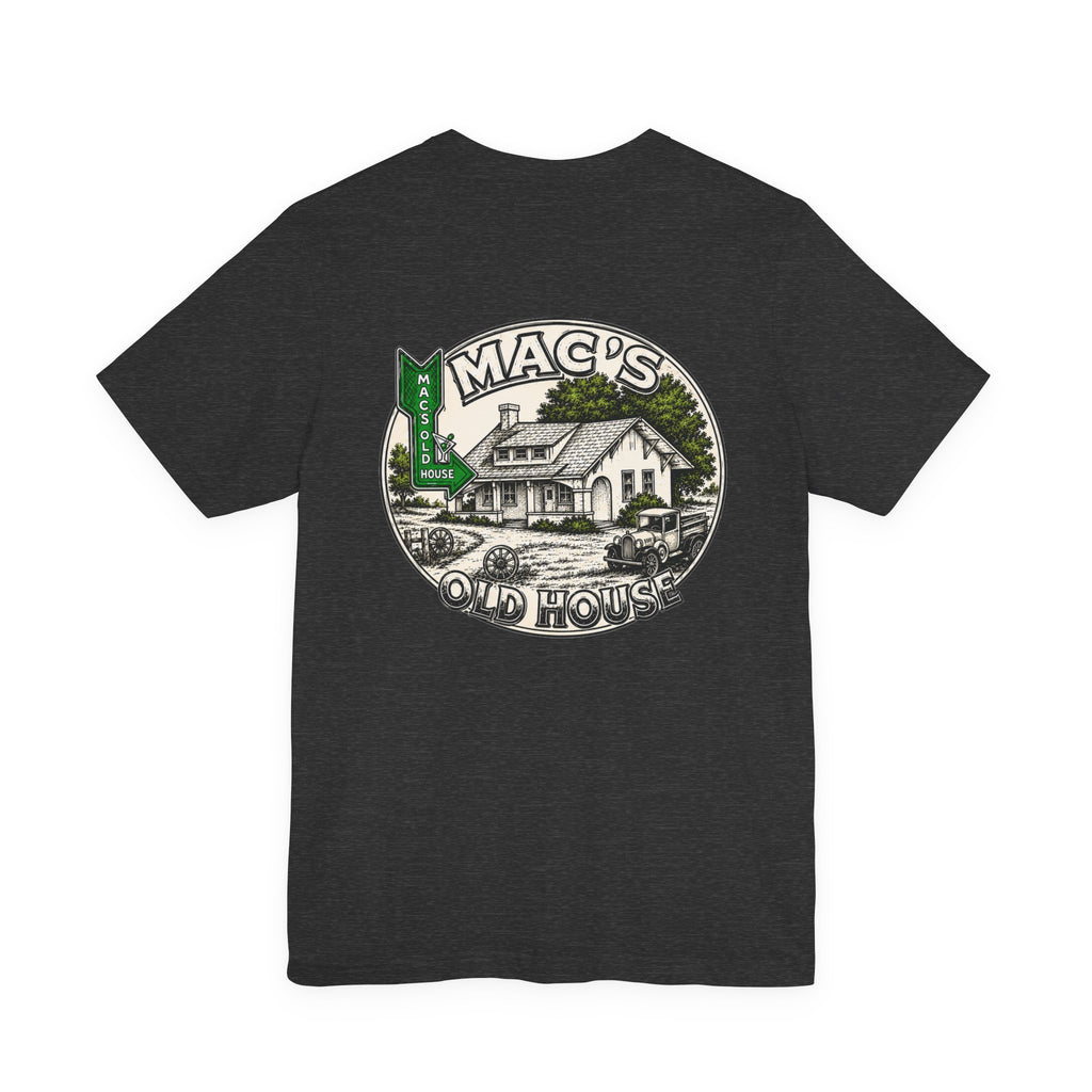 Mac's Old House Tee — Vintage Country House Graphic T-Shirt