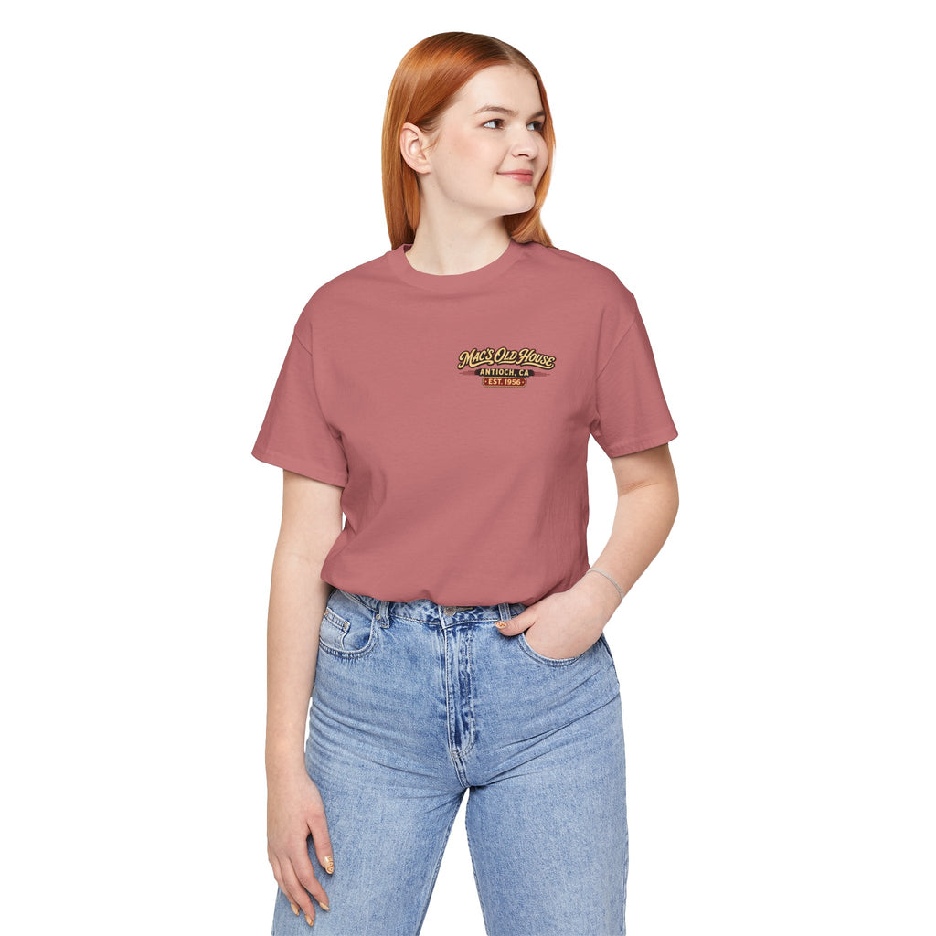 Mac's Old House Tee — Vintage Country House Graphic T-Shirt