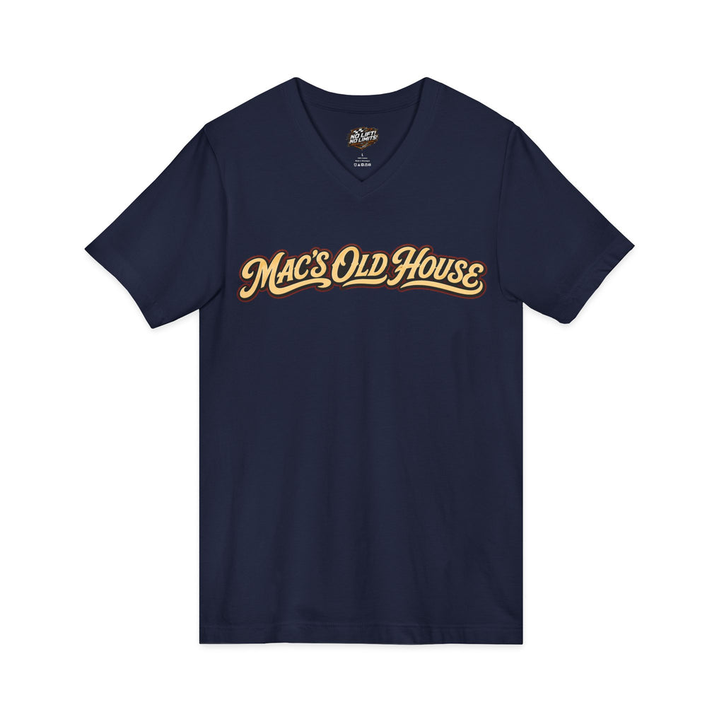 Mac’s Old House Re-Established 2026  V-Neck Tee
