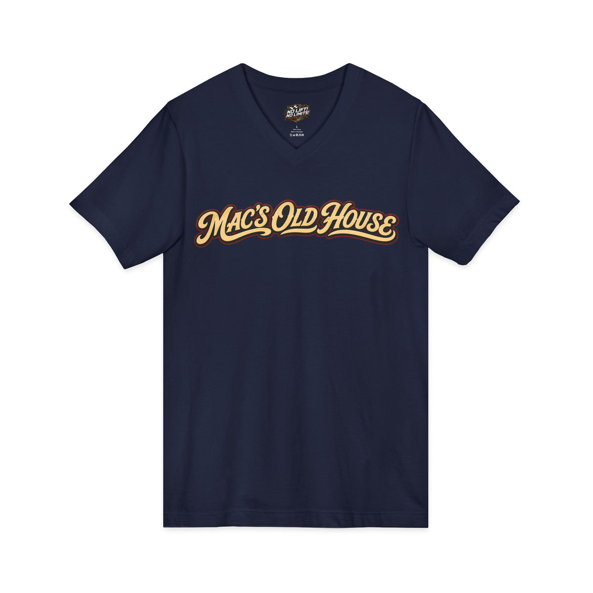 Mac’s Old House Re-Established 2026  V-Neck Tee