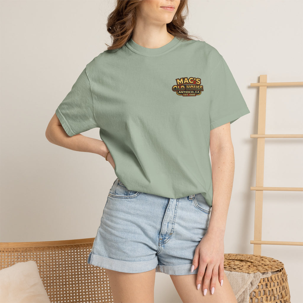 Mac's Old House T-Shirt — Vintage Restaurant Scene Tee