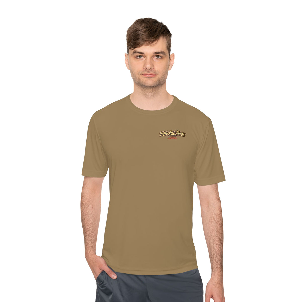 T-Shirt — 'Mac’s Old House' Vintage Scenic Logo Tee