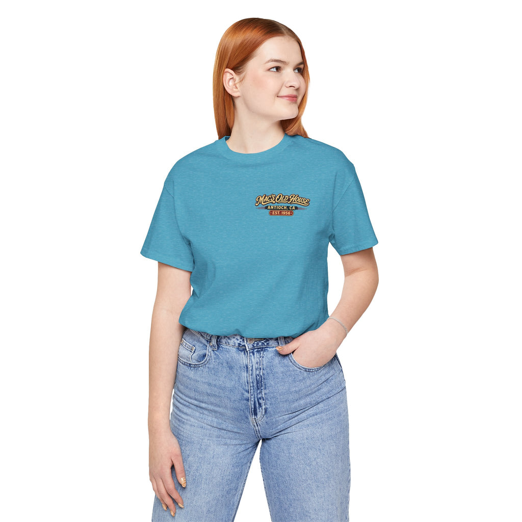 Mac's Old House Tee — Vintage Country House Graphic T-Shirt