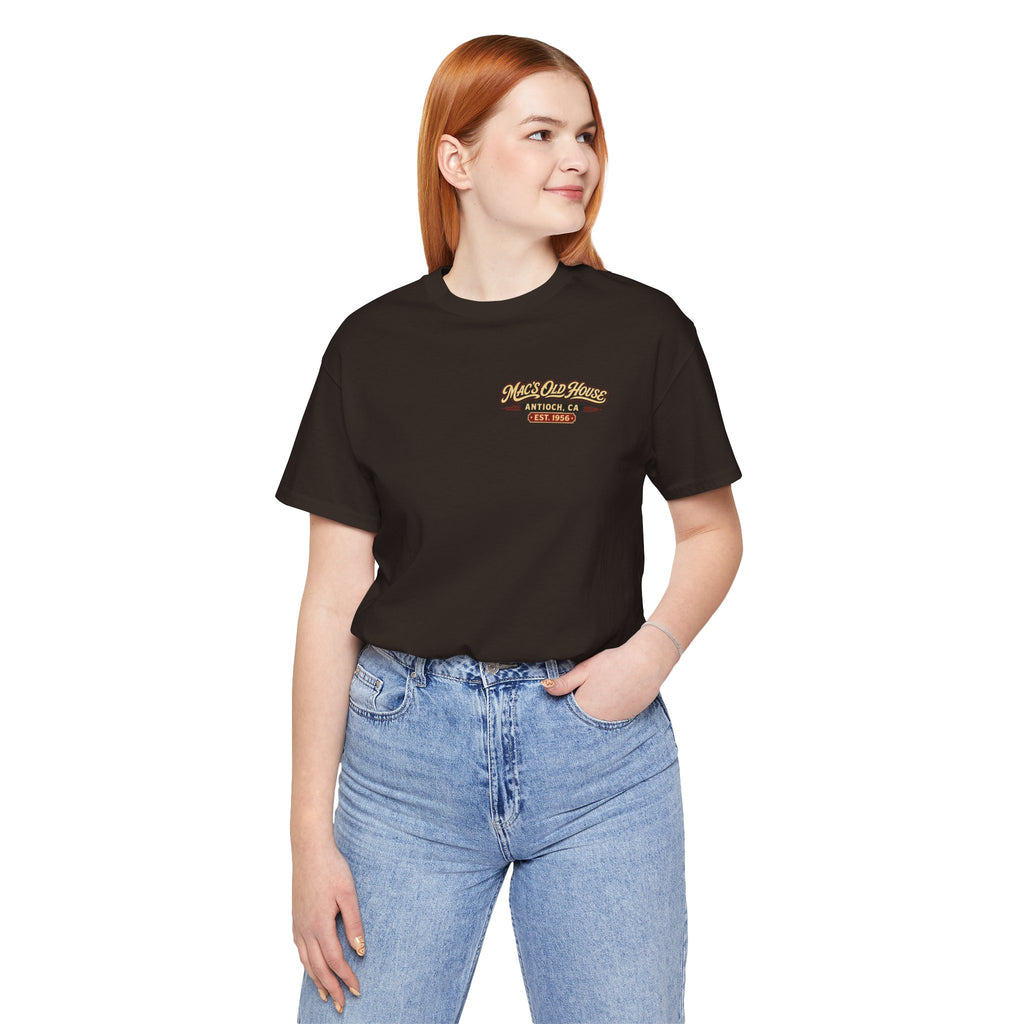 Mac's Old House Tee — Vintage Country House Graphic T-Shirt